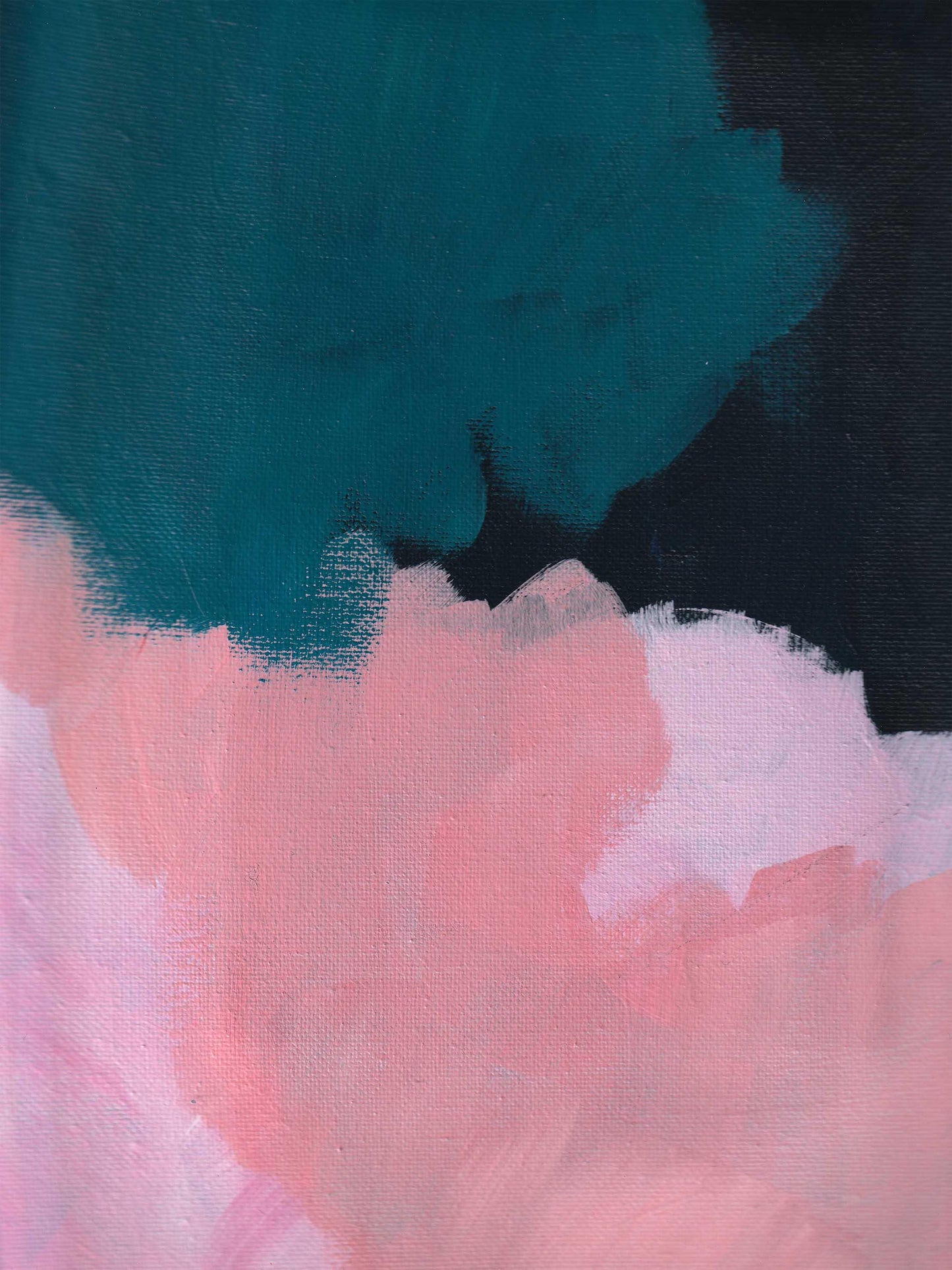 Pink and Blue Abstract Art Print. Large Contemporary Home Decor. - AdriLunaStudio